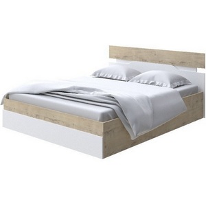 Изображение товара Кровать односпальная металлическим подъемным механизмом 90х200 см Milton с подъемным механизмом (ЛДСП Бунратти/Белый) 90x200