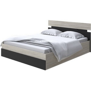 Изображение товара Без бренда Кровать Milton с подъемным механизмом (ЛДСП Ясень Шимо Светлый/Черный) 180x200