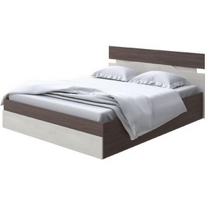 Изображение товара Кровать с реечным основаниемс шириной 90 см Milton с подъемным механизмом (ЛДСП Ясень Шимо Темный/Дуб Шамони светлый) 90x190