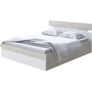 Изображение товара Без бренда Кровать Milton с подъемным механизмом (ЛДСП Дуб Шамони светлый/Белый) 120x190