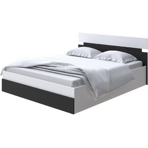 Изображение товара Без бренда Кровать Milton с подъемным механизмом (ЛДСП Белый/Черный) 180x200