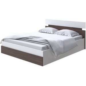 Изображение товара Кровать односпальная Milton с подъемным механизмом (ЛДСП Белый/Ясень Шимо Темный) 90x200