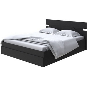 Изображение товара Кровать односпальная Milton с подъемным механизмом (ЛДСП Черный) 90x190
