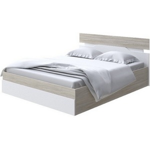 Изображение товара Без бренда Кровать Milton с подъемным механизмом (ЛДСП Ясень Шимо Светлый/Белый) 80x190