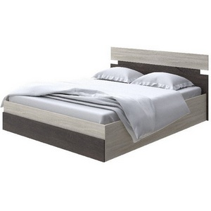Изображение товара Без бренда Кровать Milton с подъемным механизмом (ЛДСП Ясень Шимо Светлый/Дуб Кантербери) 160x190