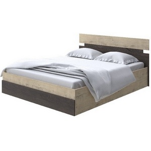 Изображение товара Без бренда Кровать Milton с подъемным механизмом (ЛДСП Бунратти/Дуб Кантербери) 140x190