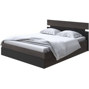 Изображение товара Без бренда Кровать Milton с подъемным механизмом (ЛДСП Дуб Кантербери/Черный) 160x190