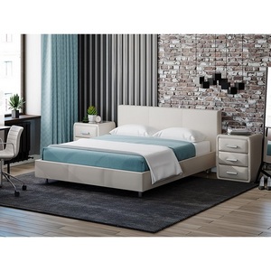 Изображение товара PROxSON Кровать Novo (Ткань: Рогожка Savana Milk (молочный)) 160x200