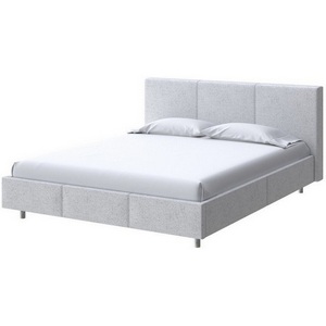 Изображение товара PROxSON Кровать с металлическим основанием из стали Novo (Ткань: Жаккард Tesla Стальной) 90x200