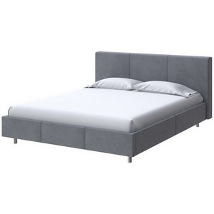 Изображение товара PROxSON Кровать Novo (Ткань: Велюр Ultra Мокрый асфальт) 90x200