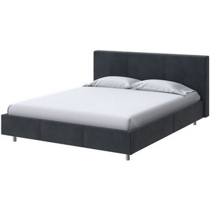 Изображение товара PROxSON Кровать Novo (Ткань: Велюр Teddy Древесный уголь) 160x200
