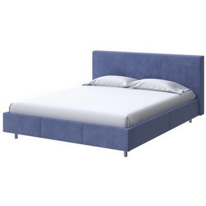 Изображение товара PROxSON Кровать Novo (Ткань: Велюр Casa Сапфировый) 140x200