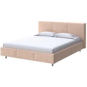 Изображение товара PROxSON Кровать Novo (Ткань: Велюр Casa Бежевый) 140x200