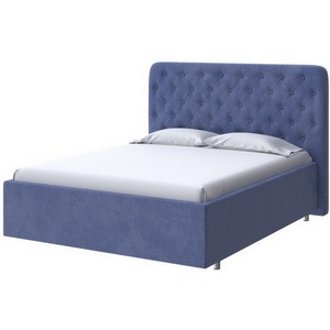 Изображение товара PROxSON Кровать Classic Large (Ткань: Велюр Casa Сапфировый) 80x200