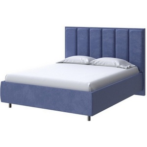 Изображение товара PROxSON Кровать Routa без основания (Ткань: Велюр Casa Сапфировый) 90x190