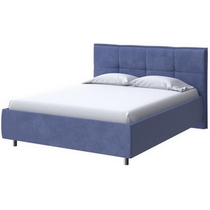 Изображение товара PROxSON Кровать Lino без основания (Ткань: Велюр Casa Сапфировый) 80x200