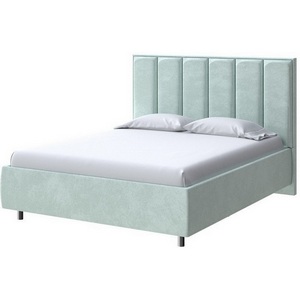 Изображение товара PROxSON Кровать без подъёмного механизма односпальная Routa без основания (Ткань: Велюр Casa Мятный) 120x190