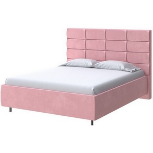Изображение товара PROxSON Кровать Shapy без основания (Ткань: Велюр Casa Жемчужно-розовый) 140x190
