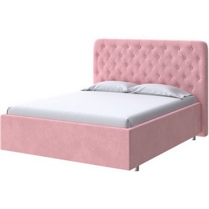 Изображение товара PROxSON Кровать Classic Large (Ткань: Велюр Casa Жемчужно-розовый) 140x190