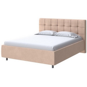 Изображение товара PROxSON Кровать Nety без основания (Ткань: Велюр Casa Бежевый) 90x190