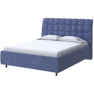 Изображение товара PROxSON Кровать Volumo без основания (Ткань: Велюр Casa Сапфировый) 140x190