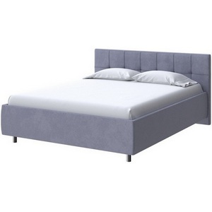 Изображение товара PROxSON Кровать Diamo без основания (Ткань: Велюр Casa Благородный серый) 180x190