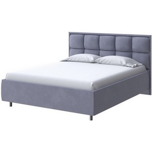 Изображение товара PROxSON Кровать Chessy без основания (Ткань: Велюр Casa Благородный серый) 180x190