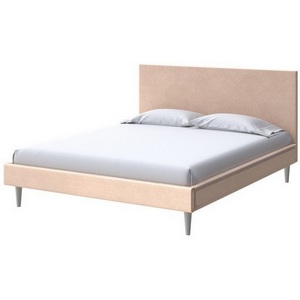 Изображение товара PROxSON Кровать Claro (Ткань: Велюр Casa Бежевый) 160x200