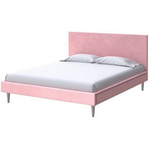 Изображение товара PROxSON Кровать Claro (Ткань: Велюр Casa Жемчужно-розовый) 140x200
