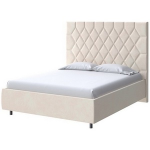 Изображение товара PROxSON Кровать Rhomby без основания (Ткань: Велюр Casa Сахарный) 120x190