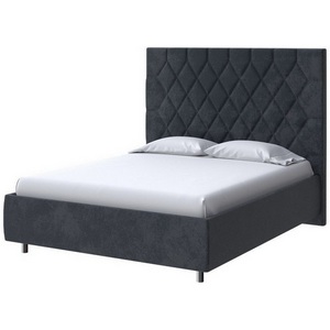 Изображение товара PROxSON Кровать Rhomby без основания (Ткань: Велюр Casa Графитовый) 180x190