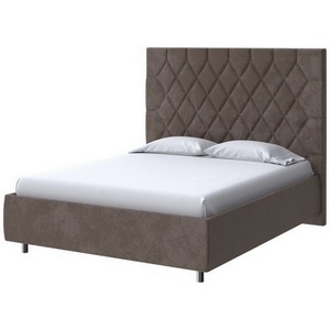 Изображение товара PROxSON Кровать Rhomby без основания (Ткань: Велюр Casa Кофейный) 80x200