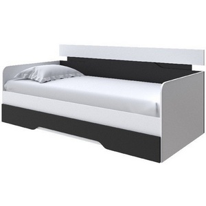 Изображение товара Без бренда Кровать-Софа Milton (ЛДСП Белый/Черный) 80x200