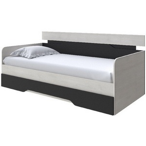 Изображение товара Без бренда Кровать-Софа Milton (ЛДСП Дуб Шамони светлый/Черный) 120x200