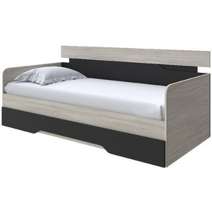 Изображение товара Без бренда Кровать-Софа Milton (ЛДСП Ясень Шимо Светлый/Черный) 90x200