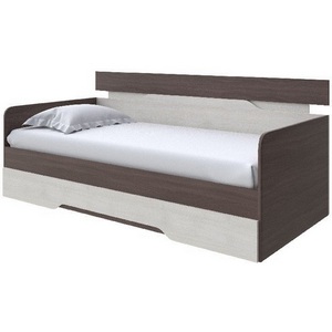 Изображение товара Без бренда Кровать-Софа Milton (ЛДСП Ясень Шимо Темный/Дуб Шамони светлый) 90x200