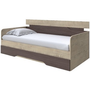 Изображение товара Без бренда Кровать-Софа Milton (ЛДСП Бунратти/Ясень Шимо Темный) 120x190