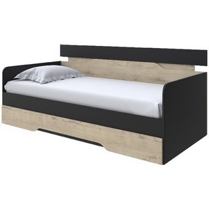 Изображение товара Без бренда Кровать-Софа Milton (ЛДСП Черный/Бунратти) 120x200