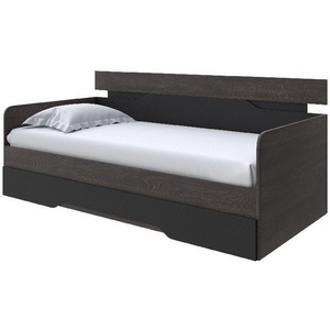 Изображение товара Без бренда Кровать-Софа Milton (ЛДСП Дуб Кантербери/Черный) 120x200