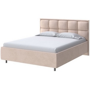 Изображение товара PROxSON Кровать Chessy без основания (Ткань: Велюр Teddy Тауп) 180x190
