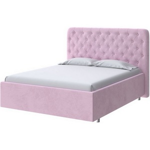 Изображение товара PROxSON Кровать Classic Large (Ткань: Велюр Teddy Розовый фламинго) 140x190