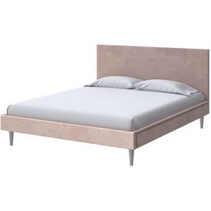 Изображение товара PROxSON Кровать Claro (Ткань: Велюр Teddy Шоколадный бисквит) 140x200