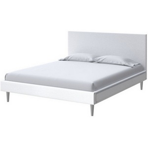 Изображение товара PROxSON Кровать Claro (Ткань: Велюр Teddy Снежный) 90x200