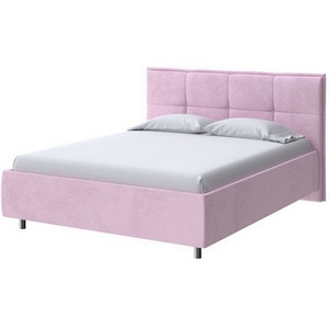 Изображение товара PROxSON Кровать Lino без основания (Ткань: Велюр Teddy Розовый фламинго) 90x190