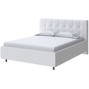 Изображение товара PROxSON Кровать Nety без основания (Ткань: Велюр Teddy Снежный) 90x190