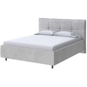 Изображение товара PROxSON Кровать Lino без основания (Ткань: Велюр Teddy Стальной) 140x190