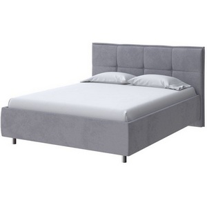 Изображение товара PROxSON Кровать Lino без основания (Ткань: Велюр Teddy Мокрый асфальт) 80x190