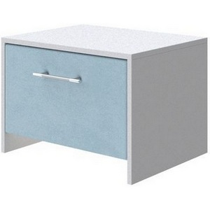 Изображение товара PROxSON Тумба Varna (ЛДСП Белая+ткань Белый/Teddy Морозная свежесть) 51x40