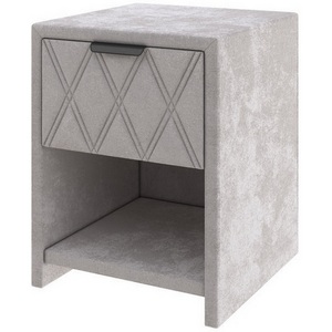 Изображение товара PROxSON Тумба Side (Ткань: Велюр Лофти Серый) 44x45