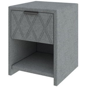 Изображение товара PROxSON Тумба Side (Ткань: Жаккард Tesla Графит) 44x45